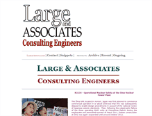 Tablet Screenshot of largeassociates.com